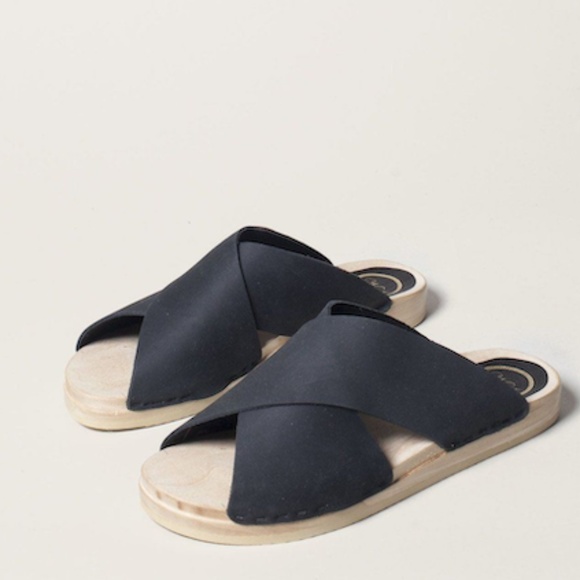 flat clog sandals